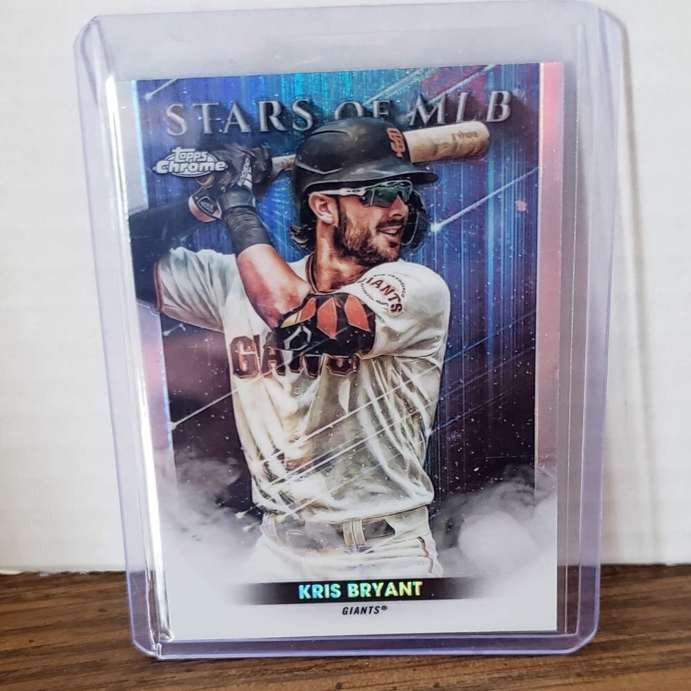 Kris Bryant 2022 Topps Chrome Stars of MLB Insert SMLBC-27 San Francisco Giants